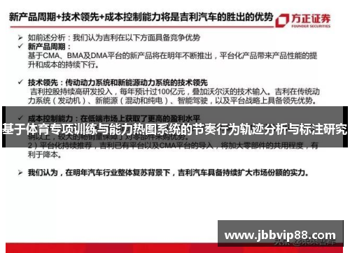 基于体育专项训练与能力热图系统的节奏行为轨迹分析与标注研究