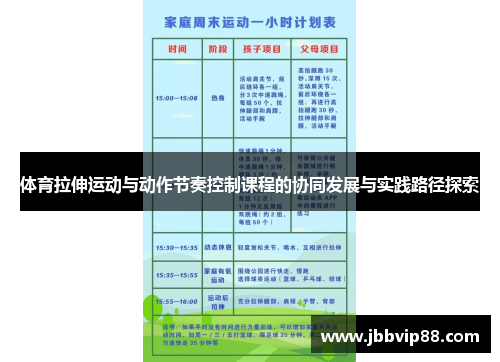 体育拉伸运动与动作节奏控制课程的协同发展与实践路径探索